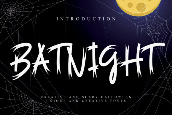 Batnight: Elevate Your Designs with a Cool Brushed Display Font