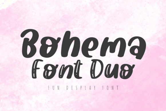 Bohema: The Bold, Whimsical Display Font That Elevates Your Design