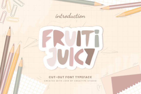 Fruiti Juicy: The Playful Typography Choice for Vibrant Branding
