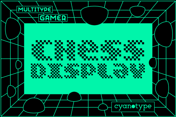 Gamer Chess: The Distorted Pixel Font Redefining Digital Aesthetics