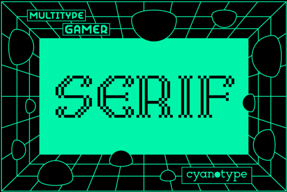 Gamer Serif: Elevating Digital Design with Pixelated Precision
