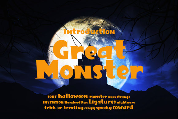 Great Monster: Elevating Halloween Design with Bold, Funky Typography