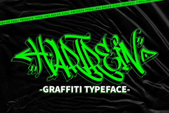 Hartrein: The Futuristic Graffiti Font for Bold Designs