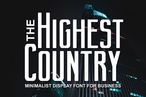 Highest Country: Integrating a Clean Display Font into Professional Design Workflows