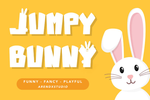 Jumpy Bunny: A Playful Display Font for Creative Projects