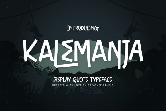 Kalemanja: The Quirky Display Font That Elevates Your Creative Projects