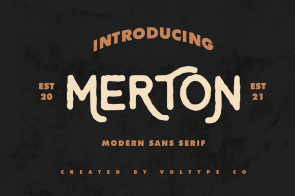 Merton: Navigating the Whimsical World of Vintage Display Typography