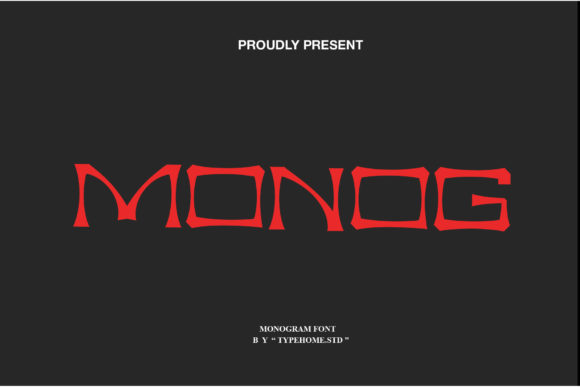 Monog Display Font Evaluation