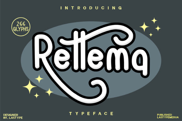Rettema: Integrating a Quirky Display Font into Professional Design Workflows