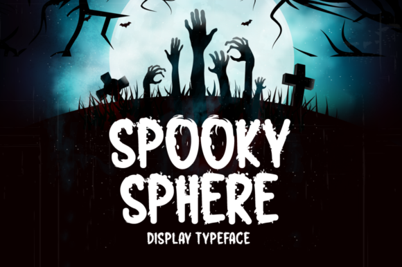 Spooky Sphere: Elevate Your Halloween Design with Bold Typography