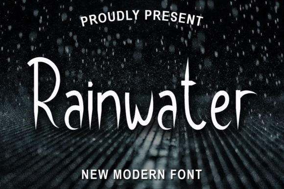 The Rainwater Display Typeface: Elevating Visual Hierarchy with Thin, Sleek Typography