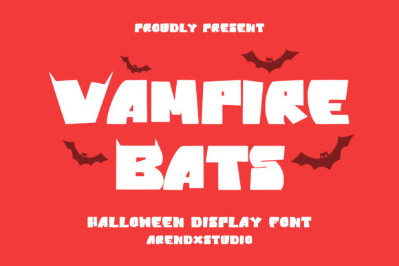 Vampire Bats: A Unique Display Font for Creative Projects